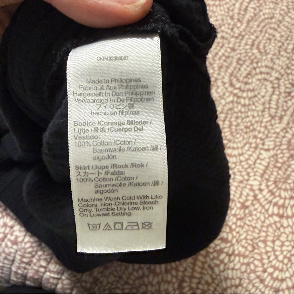 Madewell Gauze Midi Dress Sleeveless Black Size S Casual Summer - Picture 9 of 11